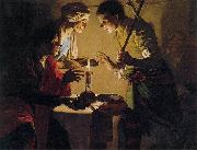 Hendrick ter Brugghen Esau Selling His Birthright France oil painting artist